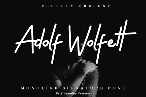 Adolf Wolfett: A Stylish Script Font for Modern Web Design