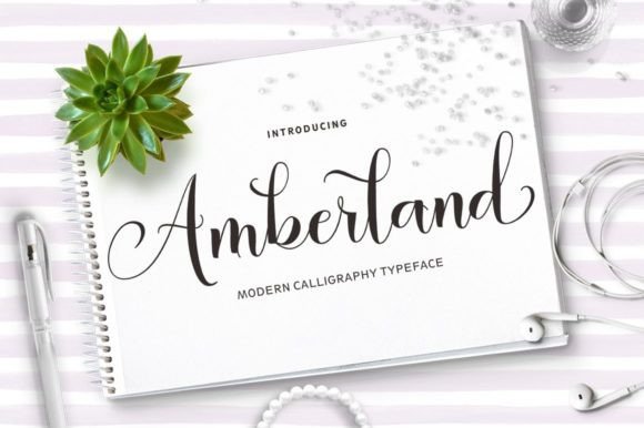 Amberland: A Modern Script Font for Engaging Campaigns