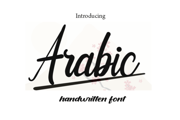 Arabic: A Versatile Handwritten Script Font for Marketers