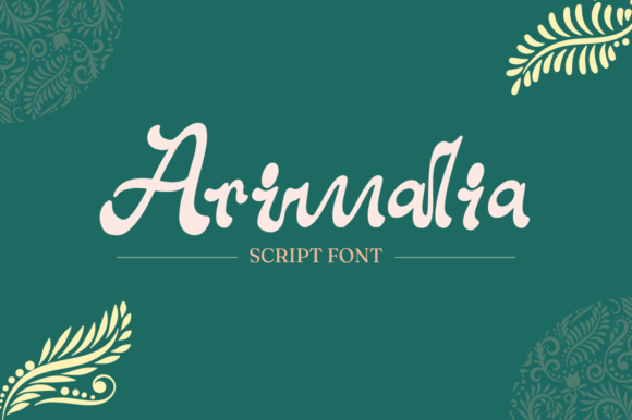 Arimalia: Elevate Your Brand with This Elegant Script Font