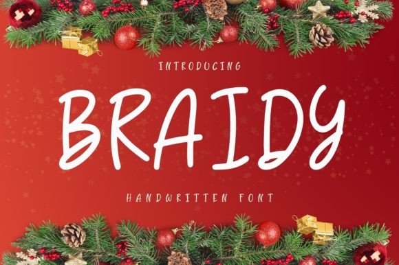 Braidy: The Perfect Handwritten Font for Crafters