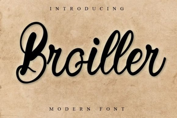 Broiller: A Fresh and Beautiful Font for Your Campaigns