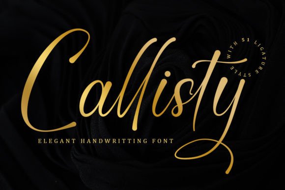 Callisty: A Handwritten Font for Elegant Editorial Design