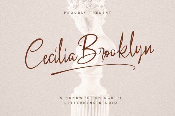 Cecilia Brooklyn: The Perfect Script Font for Eye-Catching Brand Content
