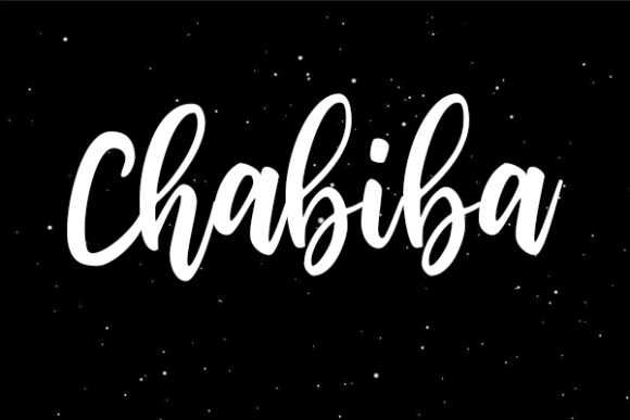 Chabiba: A Script Amp Font for Modern Design