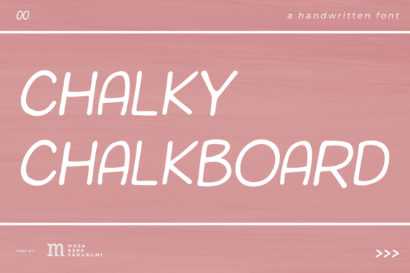 Chalky Chalkboard: A Perfect Handwritten Font for Crafters