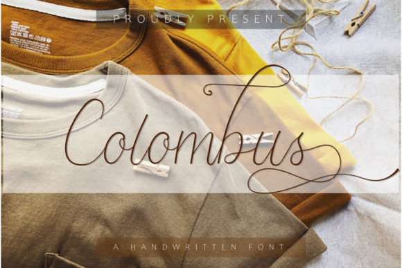 Colombus: A Handwritten Font for Elegant Editorial Design
