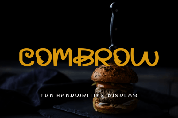 Combrow: A Charming Handwritten Font for Editorial Design