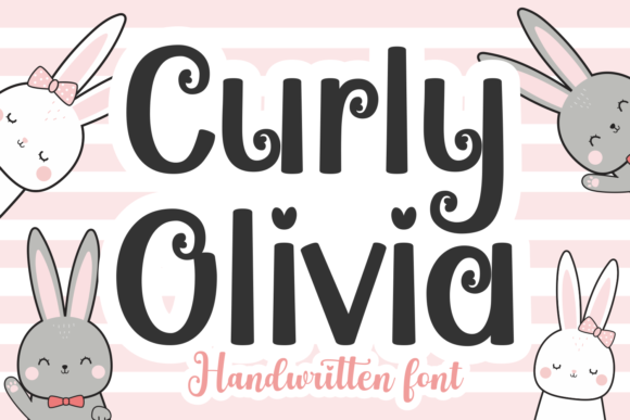 Curly Olivia: A Charming Handwritten Font for Editorial Design