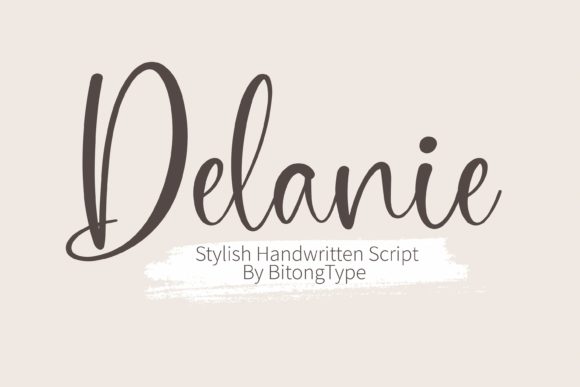 Delanie: A Refined Script Font for Web Design