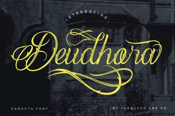 Deudhora: A Font for Elegant and Unique Craft Projects