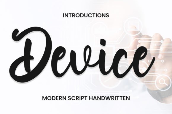 Device: A Premium Script Font for Modern Web Design