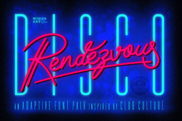 Disco Rendezvous: A Unique Font for Editorial Design