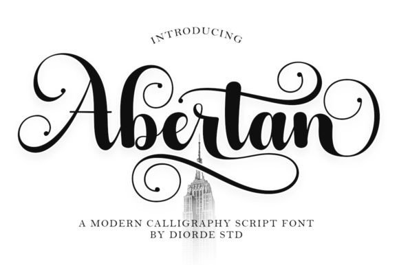 Discover Abertan: A Handwritten Font for Elegant Publishing