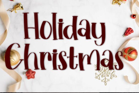 Discover the Elegance of Holiday Christmas: A Font for Every Design