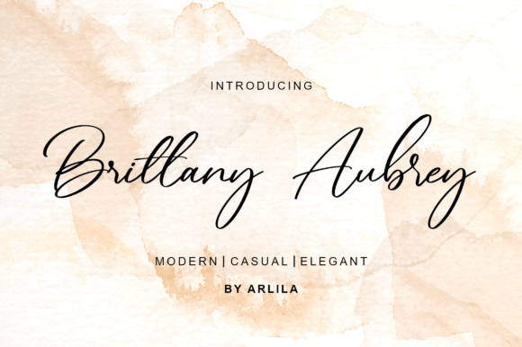 Discovering Brittany Aubrey: A Font for Elegant Publishing