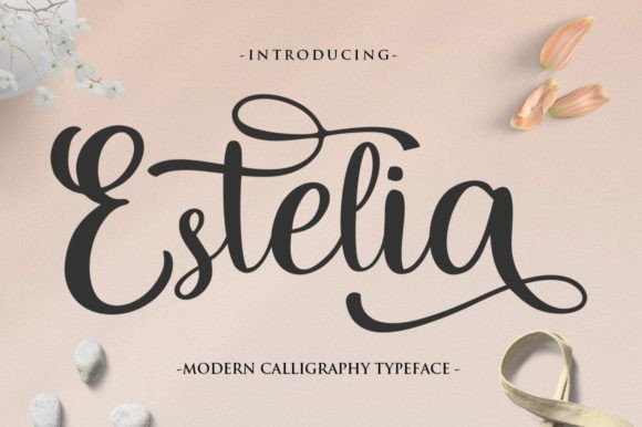 Discovering Estelia: A Soft and Sweet Script Font for Branding