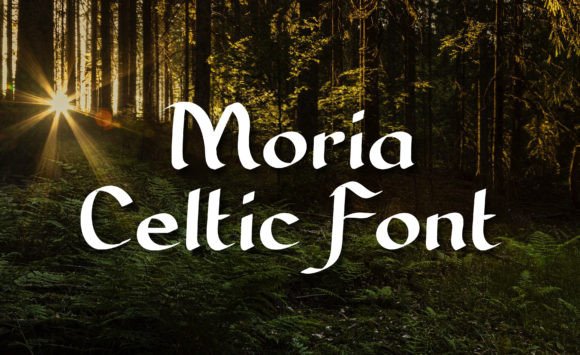 Elevate Your Web Design with Moria, the Celtic Script Font