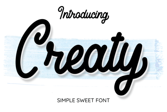 Enhance Your Brand with Creaty: A Friendly Script Font