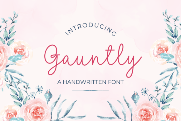 Enhance Your Brand with Gauntly: A Premium Handwritten Font
