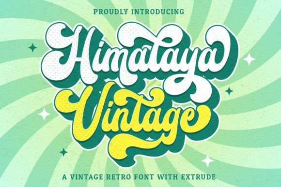 Enhance Your Brand with Himalaya Vintage Font