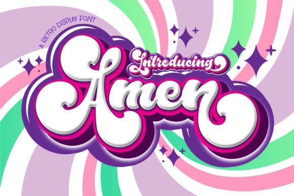 Enhance Your Web Design with Amen: A Stylish Handwritten Font