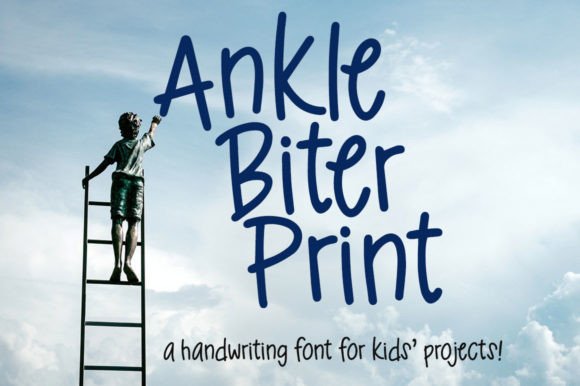 Enhance Your Web Design with Ankle Biter Print Font