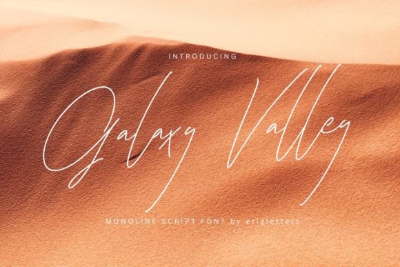 Galaxy Valley: A Script Font for Elegant Web Design