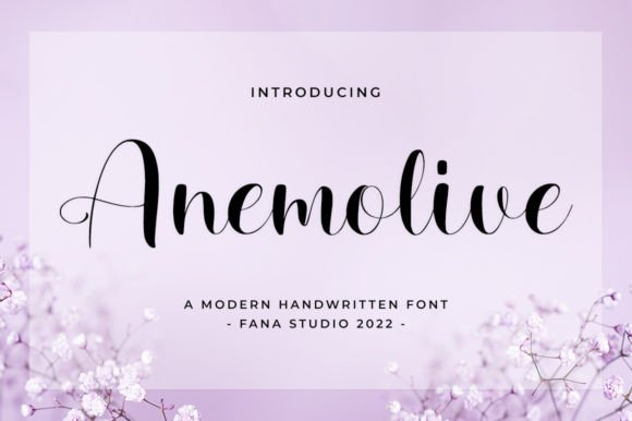 Introducing Anemolive: A Delicate Handwritten Font for Editorial Design
