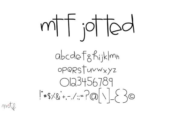 Jotted: A Charming Handwritten Font for Web Design