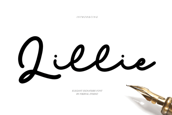 Lillie: A Luxurious Script Font for Elegant Web Design