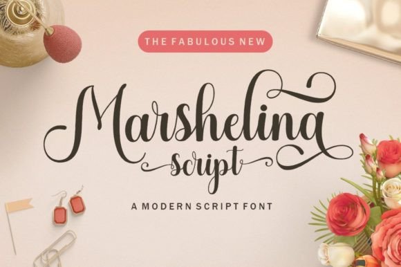 Marshelina: Elevate Your Brand with a Romantic Script Font