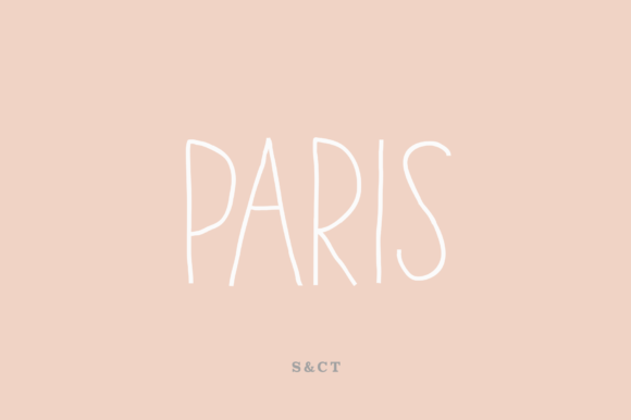 Paris: A Charming Handwritten Font for Creative Makers