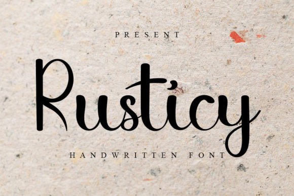 Rusticy: A Handwritten Font for Editorial Elegance