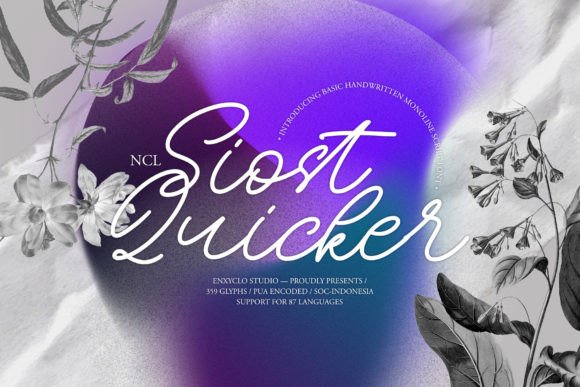 Siost Quicker: A Versatile Script Font for Dynamic Campaigns