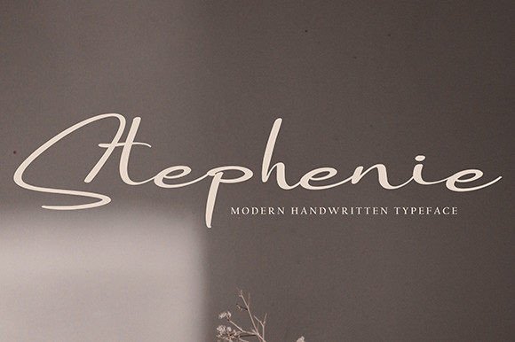 Stephenie: A Handwritten Font for Crafters and Creators