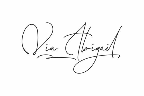 Transform Your Brand with Via Abigail: A Premium Script Font