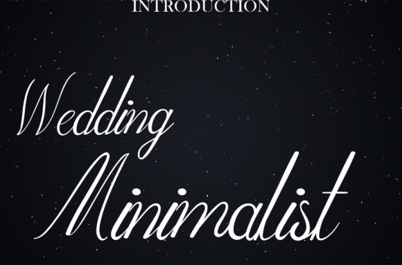 Wedding Minimalist: A Delicate Font for Web Design