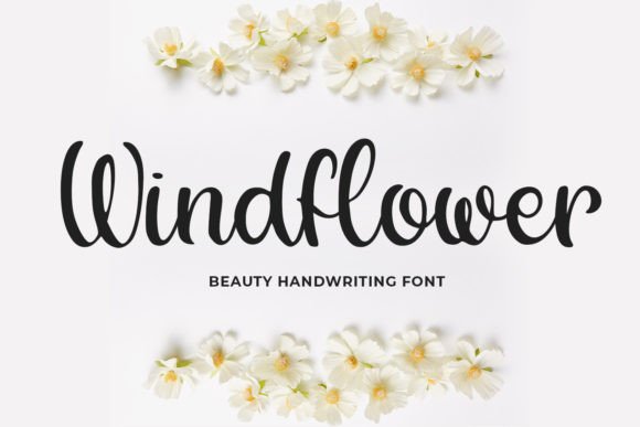 Windflower: A Handwritten Font for Editorial Charm